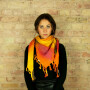 Kufiya - colourful-batik 09 - Shemagh - Arafat scarf