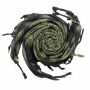 Kufiya - black - green-olive green - Shemagh - Arafat scarf