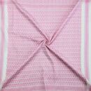 Kufiya - white - pink - Shemagh - Arafat scarf