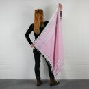 Kufiya - white - pink - Shemagh - Arafat scarf