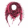 Kufiya - Hearts pink - black - Shemagh - Arafat scarf